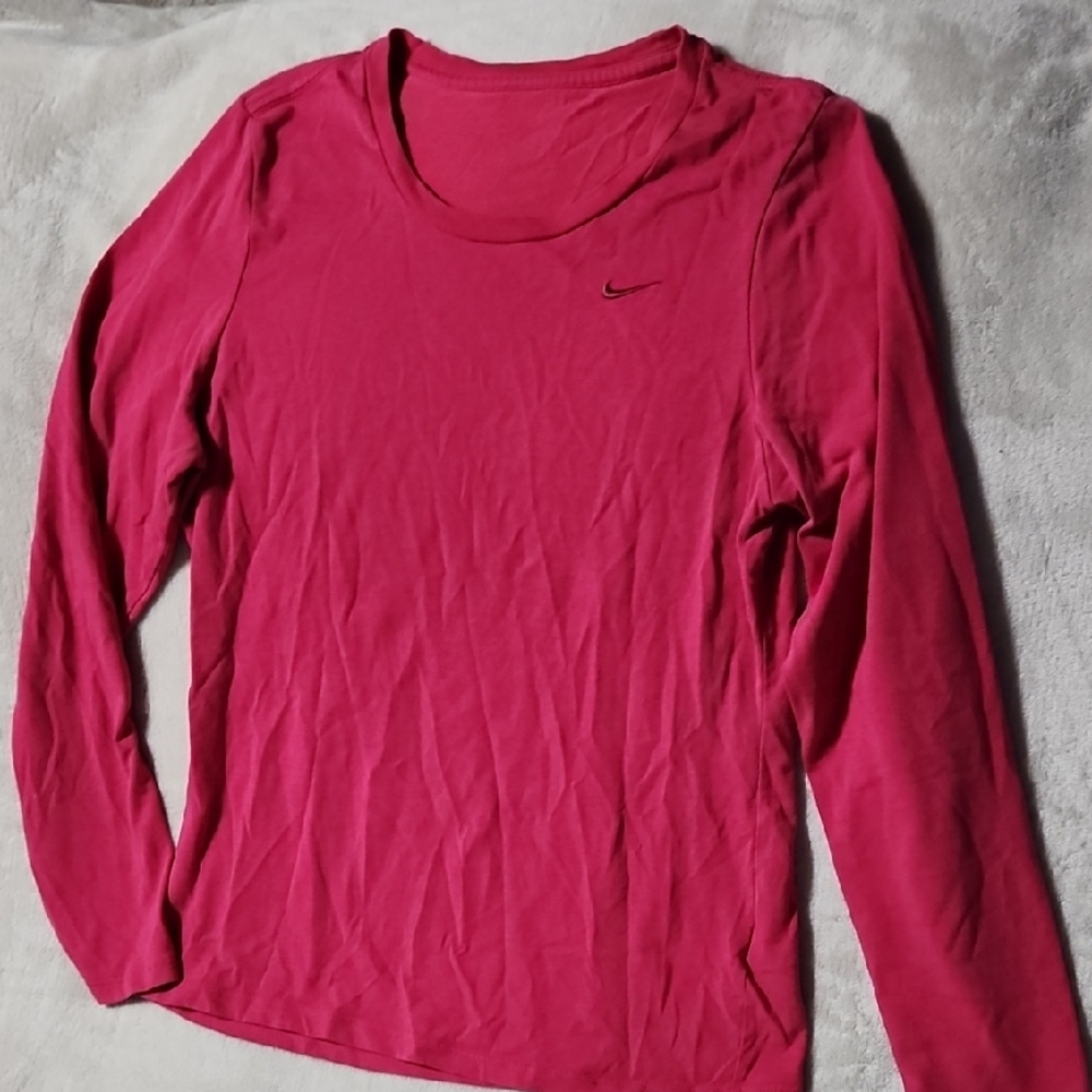Nike Women's Pink Long Sleeve Top